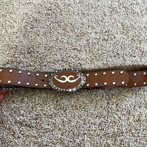 Nine West belt. Studded with cute buckle.